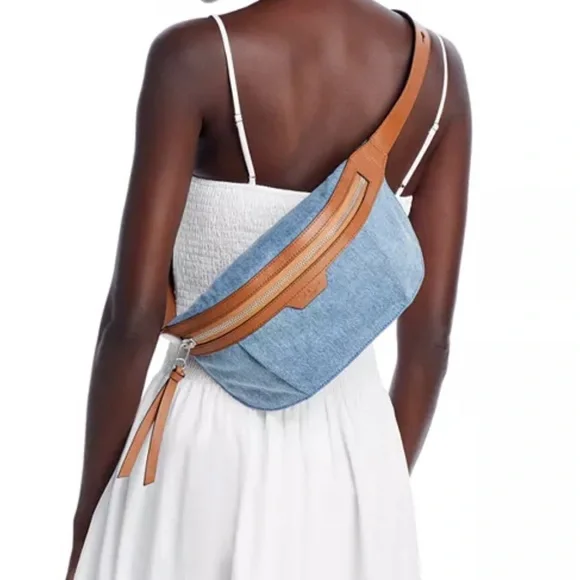 New-rag & bone Commuter Denim Belt Bag beautifully gift wrapped - Picture 1 of 7